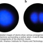 La NO primera fotografía del átomo y sus electrones