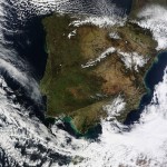 La península Ibérica tras las últimas nevadas