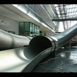 El tobogán de cuatro pisos del departamento de matemáticas de la TUM Munich