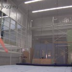 Robots voladores jugando a la pelota ("juggling")
